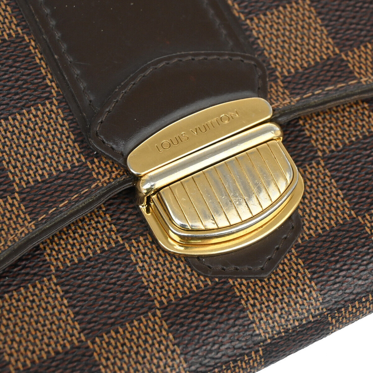 LOUIS VUITTON Portefeuille Sistina Long Wallet Damier Leather BN N61747 04YE302