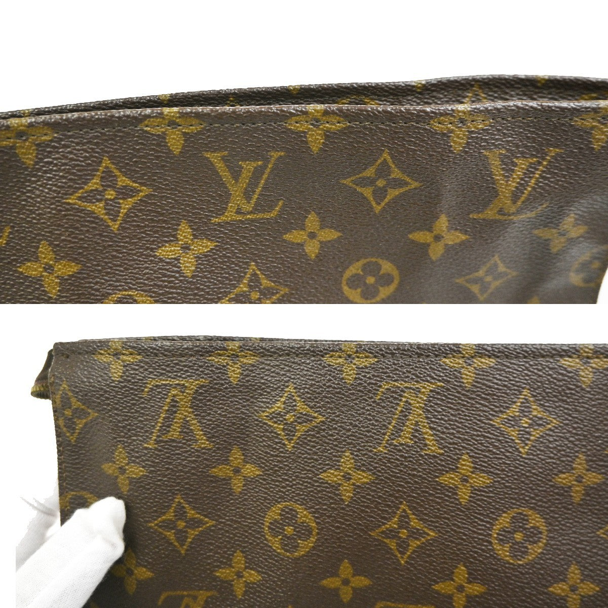 LOUIS VUITTON Poche Toilette 26 Clutch Pouch Bag Monogram Leather M47542 66CA762