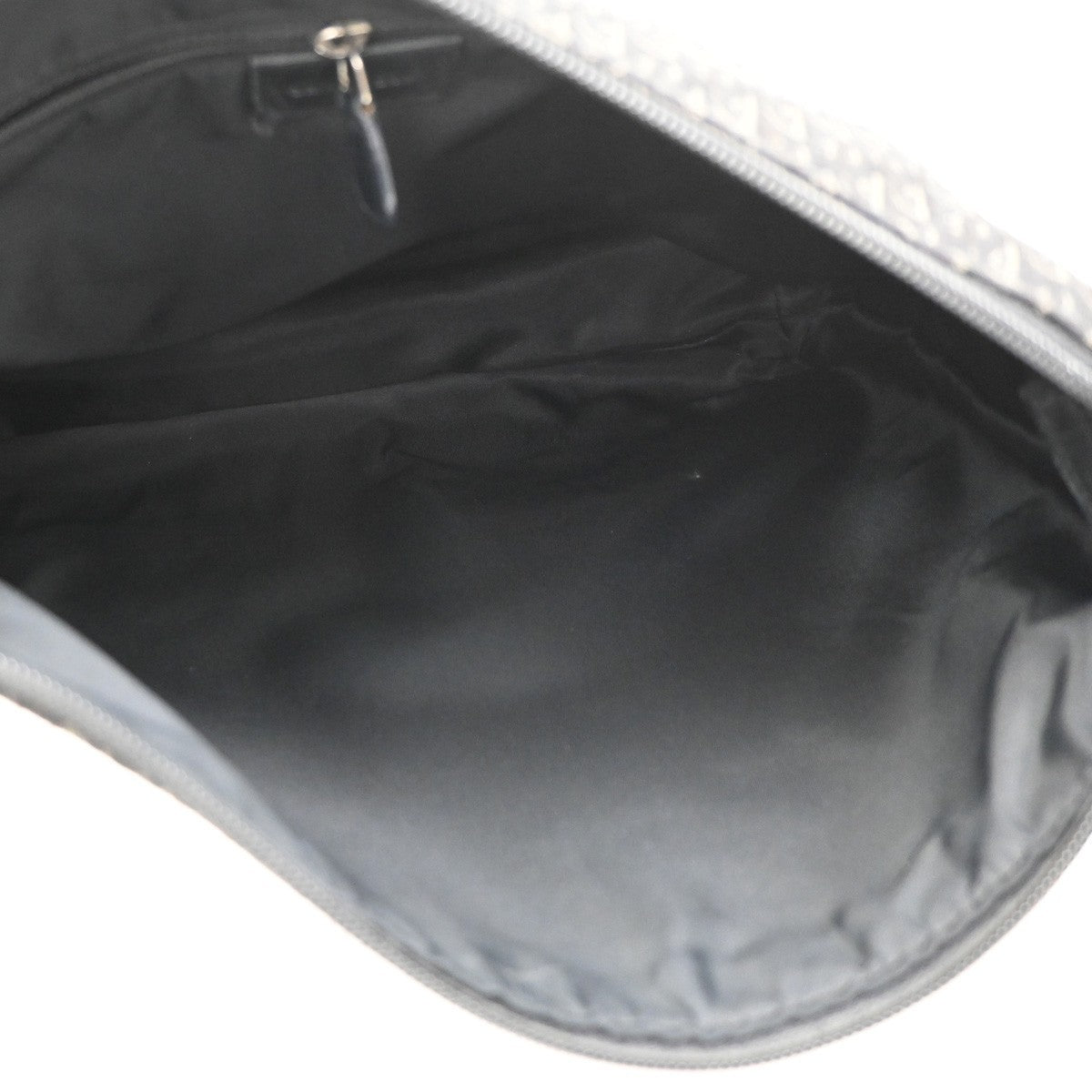 CHRISTIAN DIOR Logo Trotter Pattern Messenger Bag Canvas Leather BK SHW 79CA476