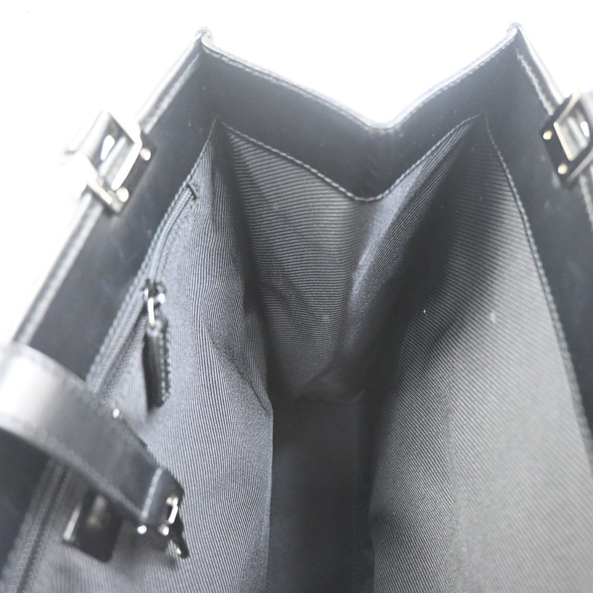 GUCCI Jackie GG Top Handle Tote Hand Bag Canvas Leather Black SHW Italy 30RL903