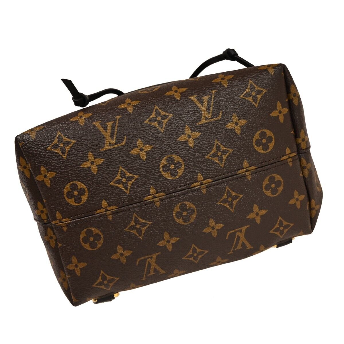 LOUIS VUITTON Montsouris PM Backpack Bag Monogram Leather Brown M45515 321RH692