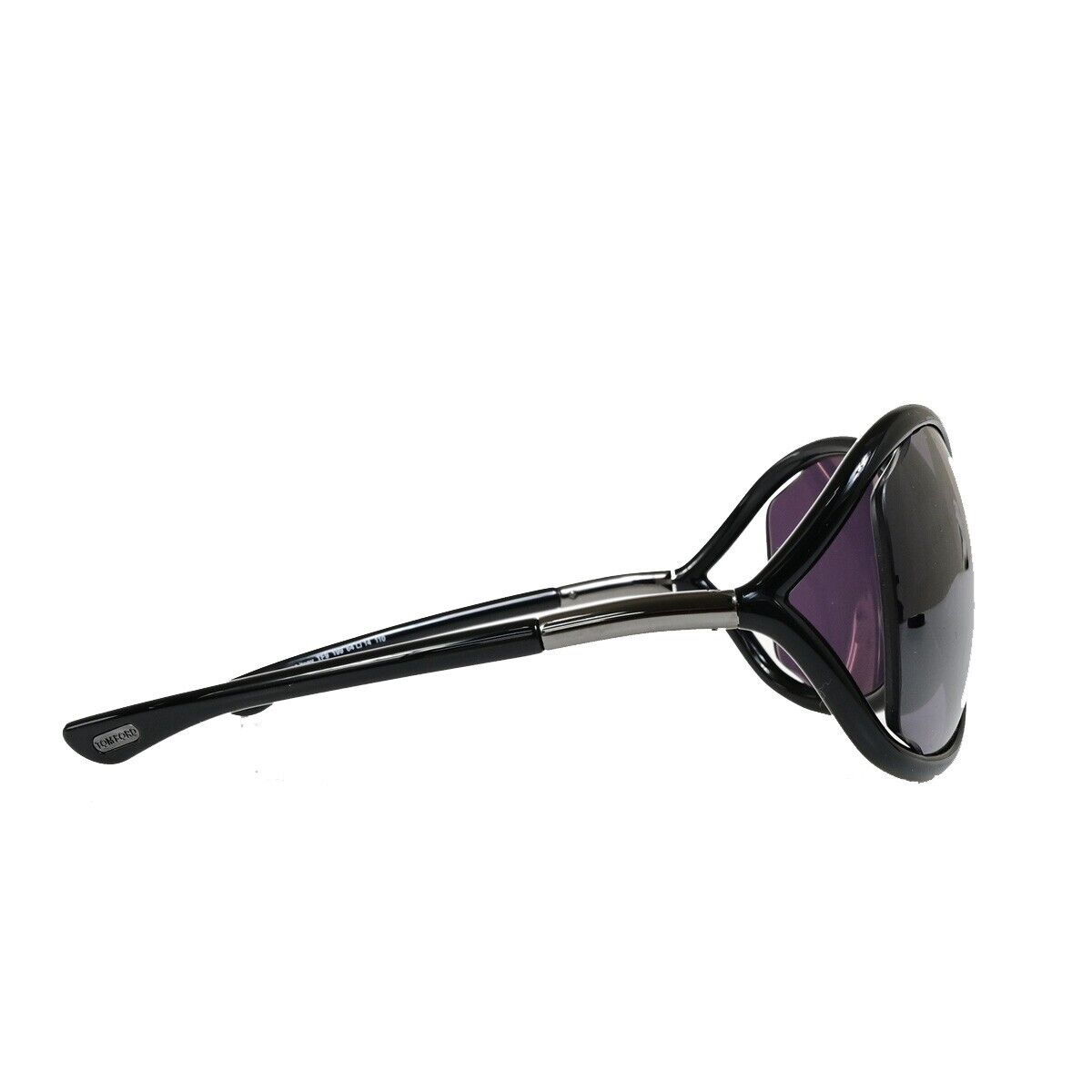 TOM FORD Sunglasses EyeWear Plastic Metal  Black TF9 Italy 07SJ334