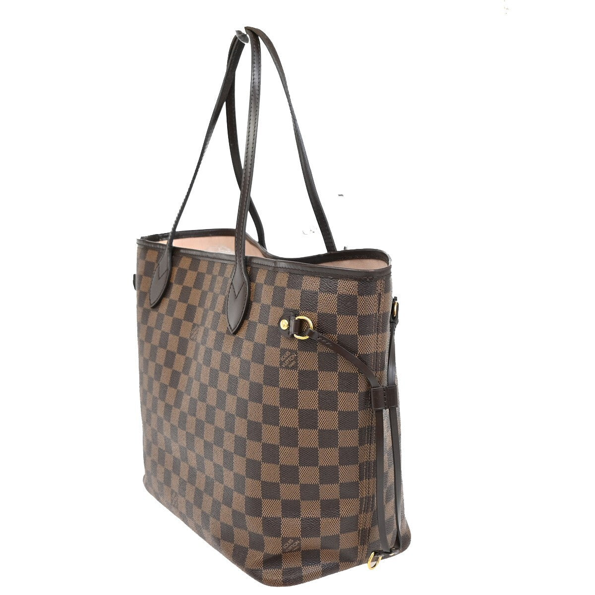 LOUIS VUITTON Neverfull MM Shoulder Tote Bag Damier Leather BN N41603 669EE254