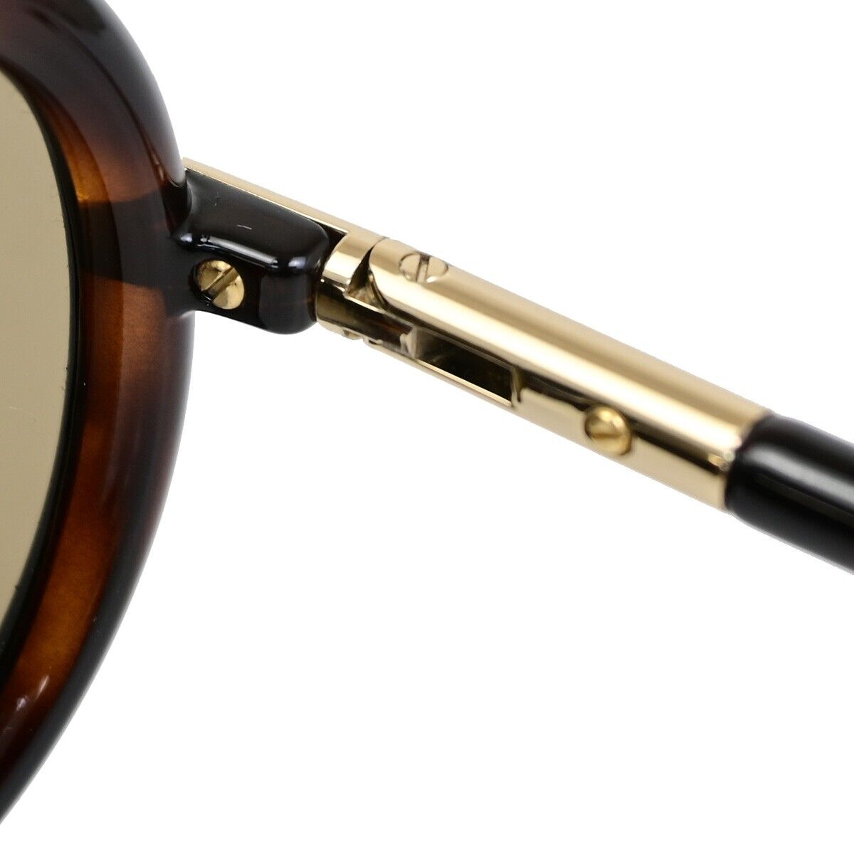 TOM FORD Logo Sabrina Sunglasses  Eye Wear Plastic Brown Gold  TF161  02FA053