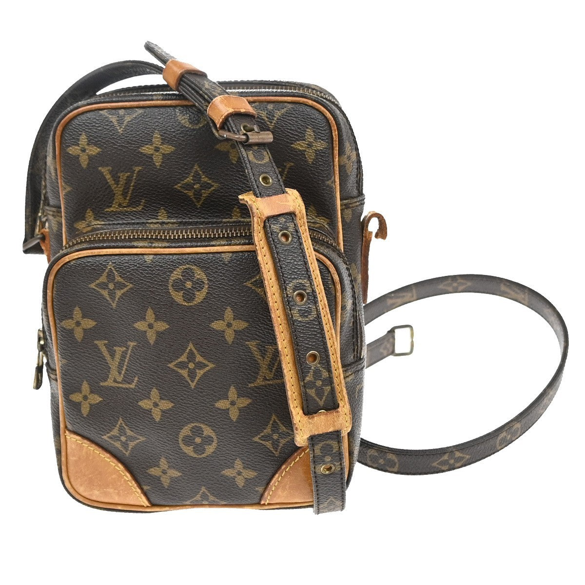 LOUIS VUITTON Amazon Crossbody Shoulder Bag Monogram Leather BN M45236  60SA125