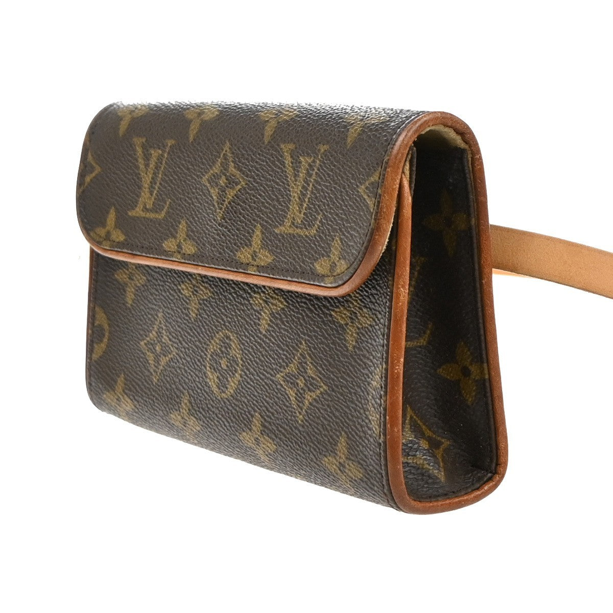 LOUIS VUITTON Pochette Florentine Bum Bag Monogram Leather Brown M51855 88MA631
