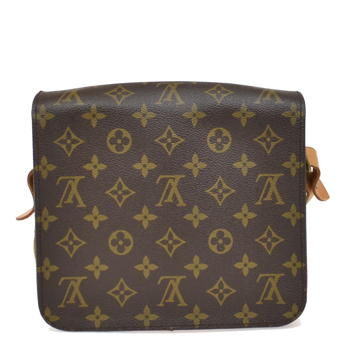 LOUIS VUITTON Cartouchiere MM Shoulder Bag Monogram Leather Brown M51253 79CA065