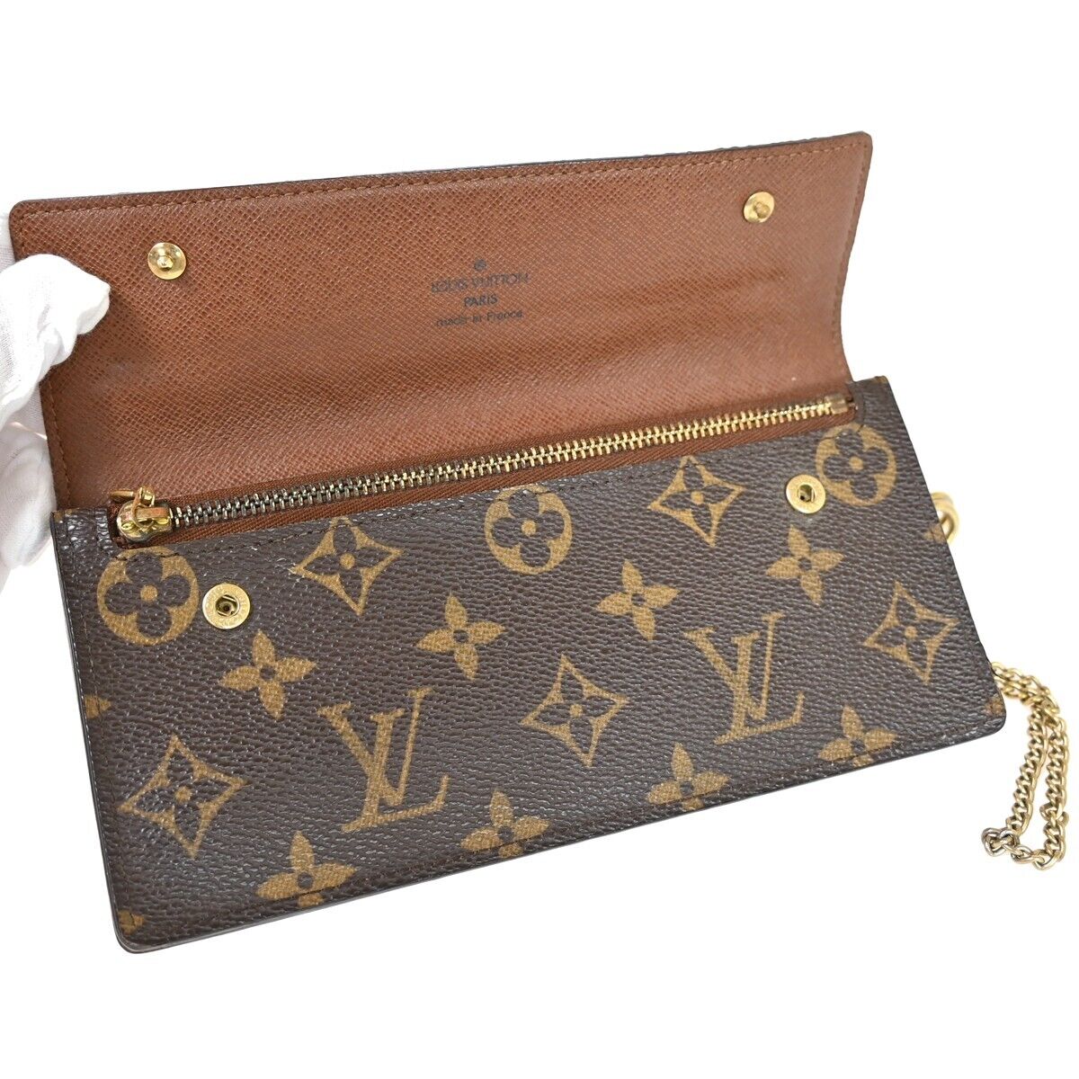 LOUIS VUITTON Portefeuille Accordeon Long Wallet Monogram Brown M58008 64FA105