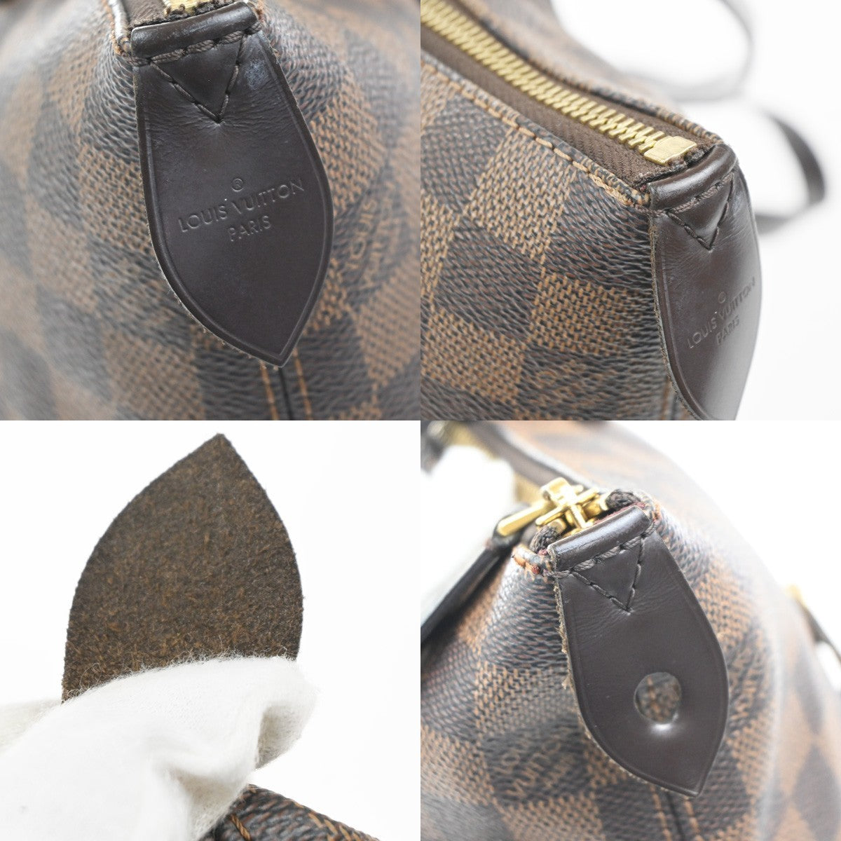 LOUIS VUITTON Iena PM Shoulder Tote Bag Damier Ebene Leather BN N41012 23KD043