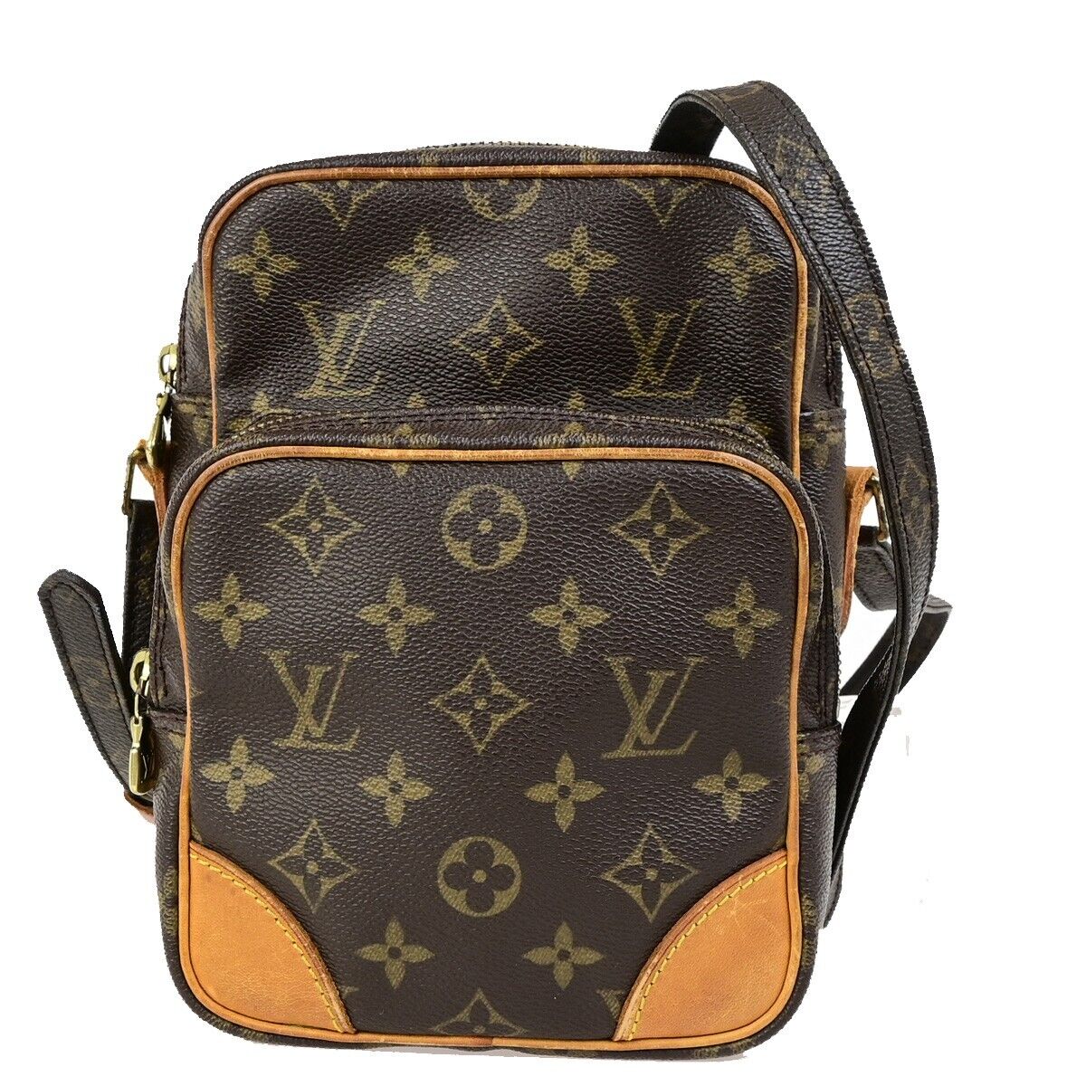 LOUIS VUITTON Amazon Crossbody Shoulder Bag Monogram Leather BN M45236 34KA471