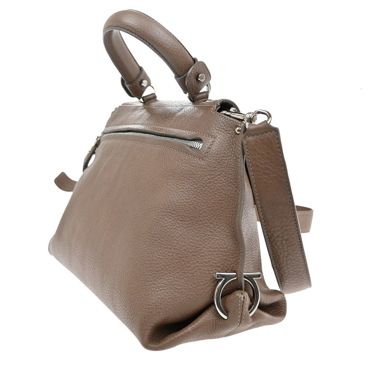 SALVATORE FERRAGAMO Gancini Sofia 2Way Shoulder Hand Bag Leather BN SHW 39KA953