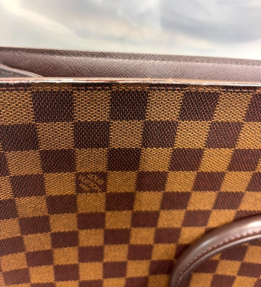 LOUIS VUITTON Venice PM Hand Tote Bag Damier Ebene Leather Brown N51145 91YJ262