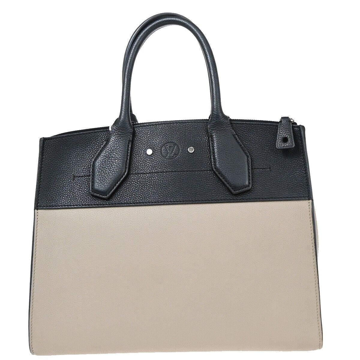 LOUIS VUITTON City Steamer MM 2Way Hand Bag Taurillon Leather BE M54314 636RJ781
