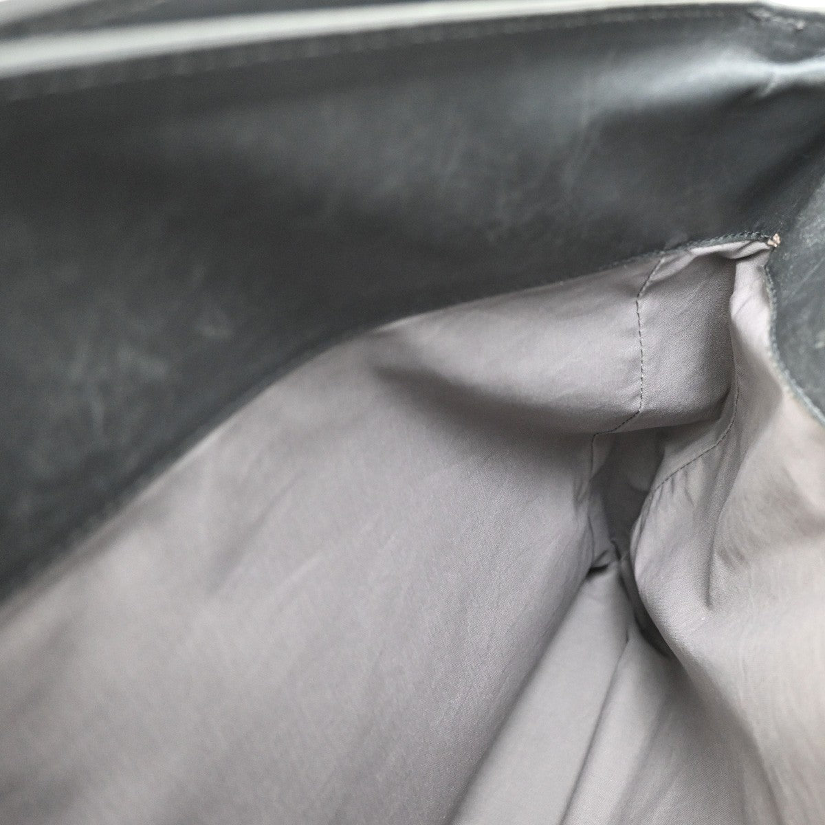 BOTTEGA VENETA Intrecciato Hand Bag Business Bag Leather Gray Italy 31KA816