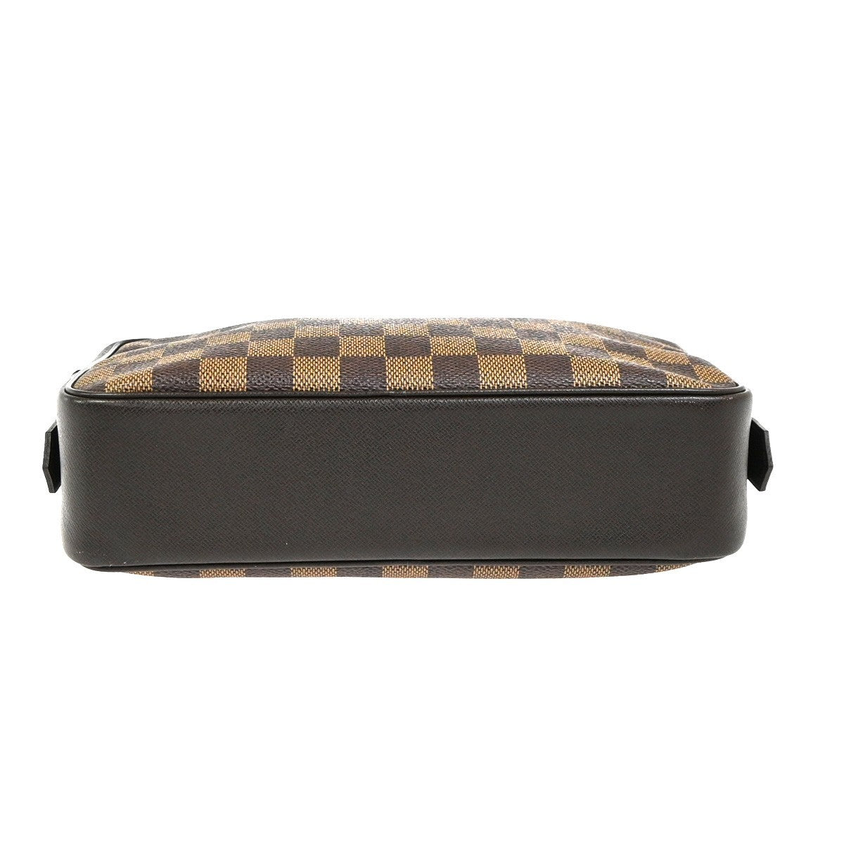 LOUIS VUITTON Trousse Toilette Clutch Hand Bag Damier Ebene Brown N47623 31YJ078