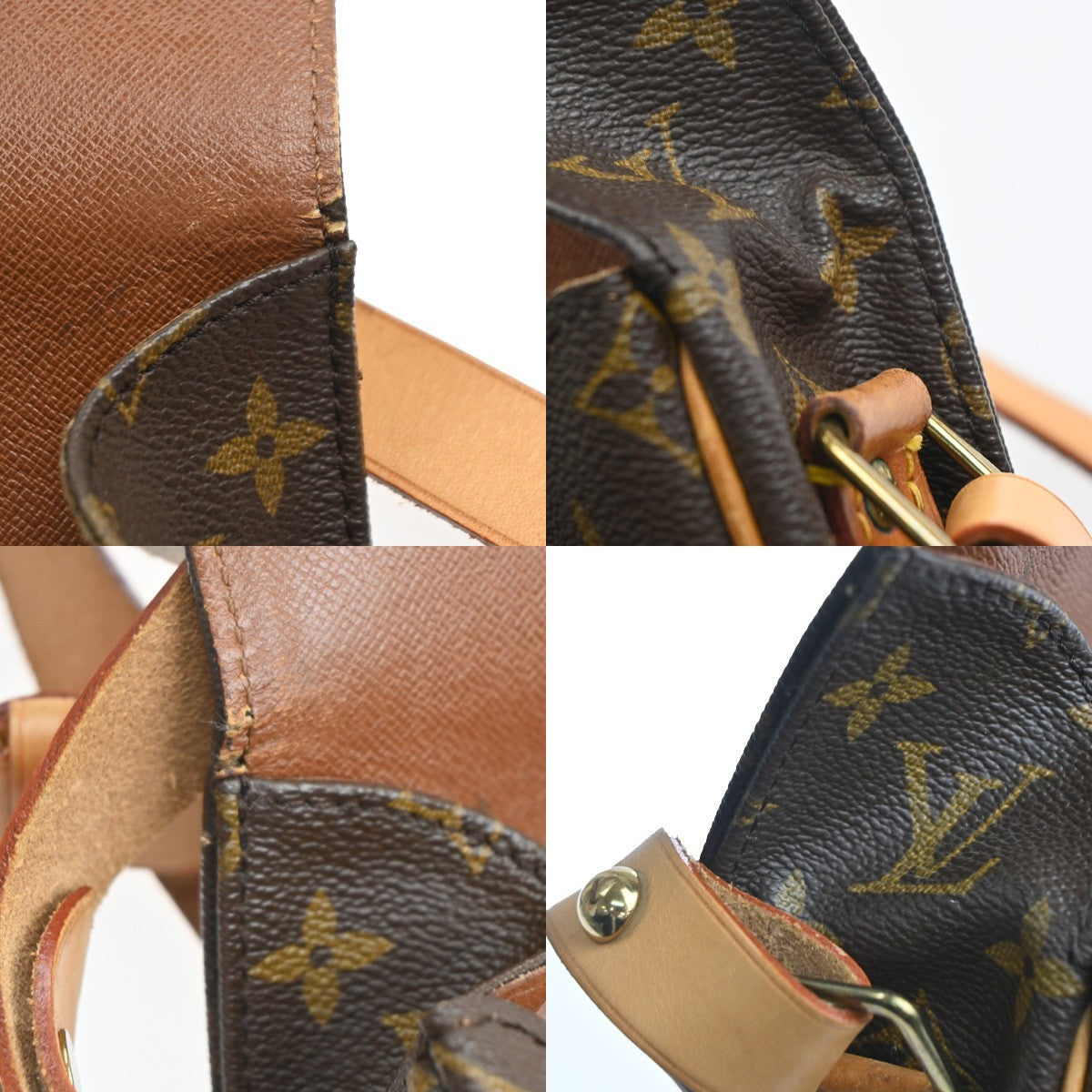 LOUIS VUITTON Cartouchiere GM Shoulder Bag Monogram Leather Brown M51252 77KC740