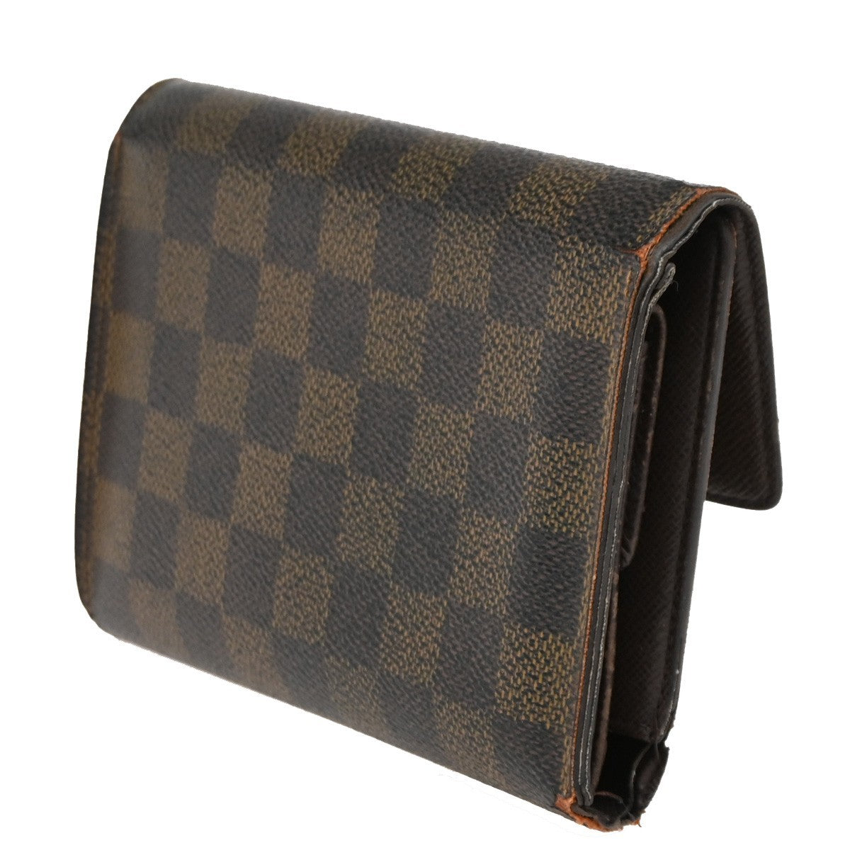 LOUIS VUITTON  Porte Tresor Etui Papier Wallet Damier Ebene Brown N61202 02DA168
