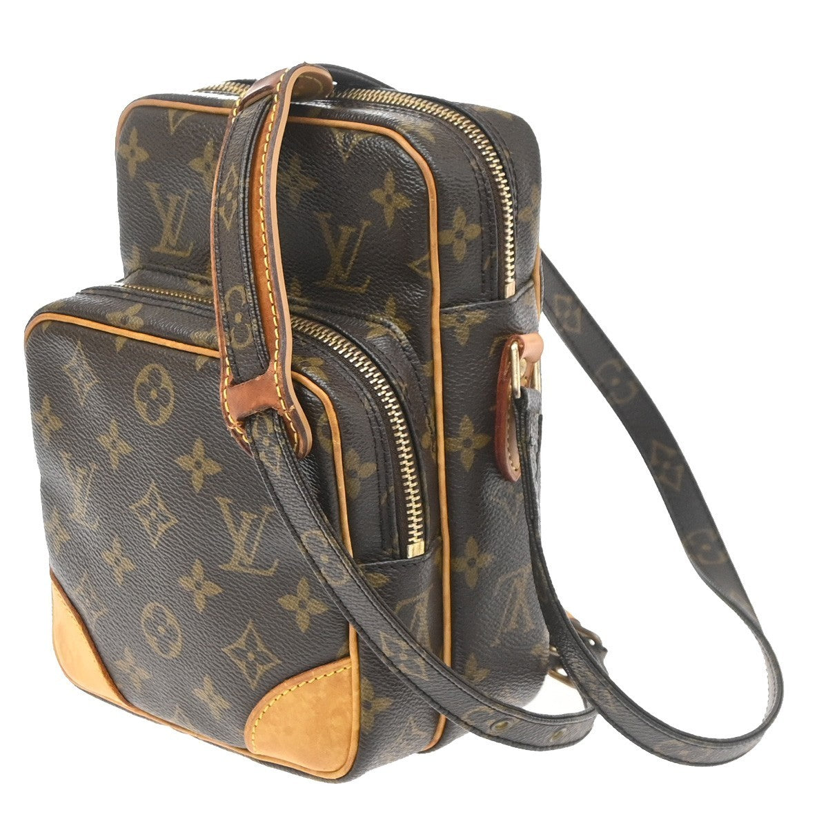 LOUIS VUITTON Amazon Crossbody Shoulder Bag Monogram Leather BN M45236 32PA137