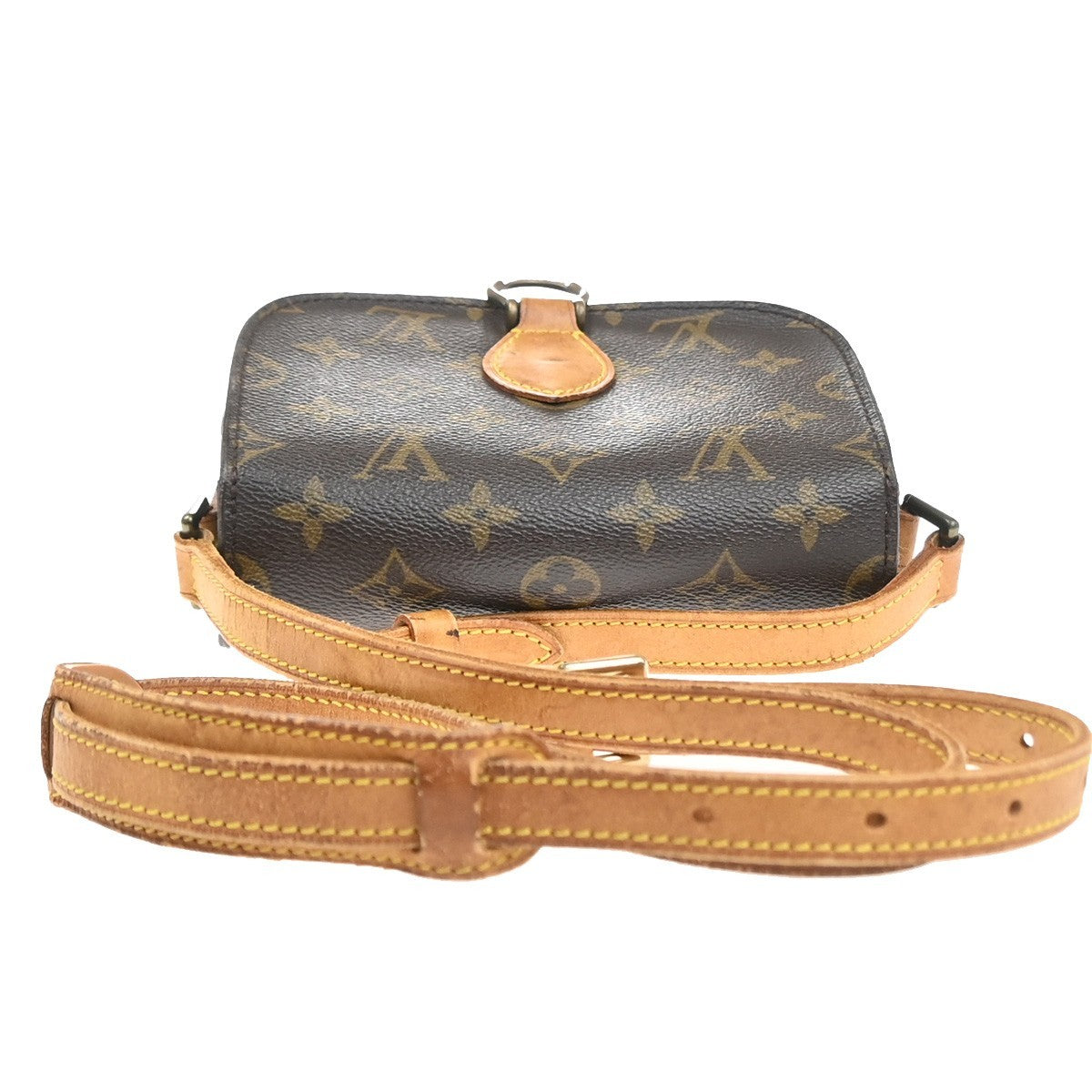 LOUIS VUITTON Mini Saint Cloud Shoulder Bag Monogram Leather BN M51244 32MA505
