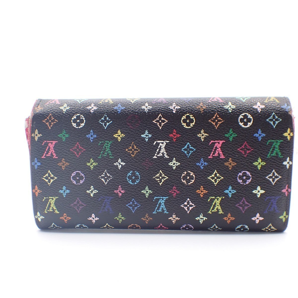 LOUIS VUITTON Portefeuille Sarah Long Wallet Monogram Multi Black M60005 60KC952