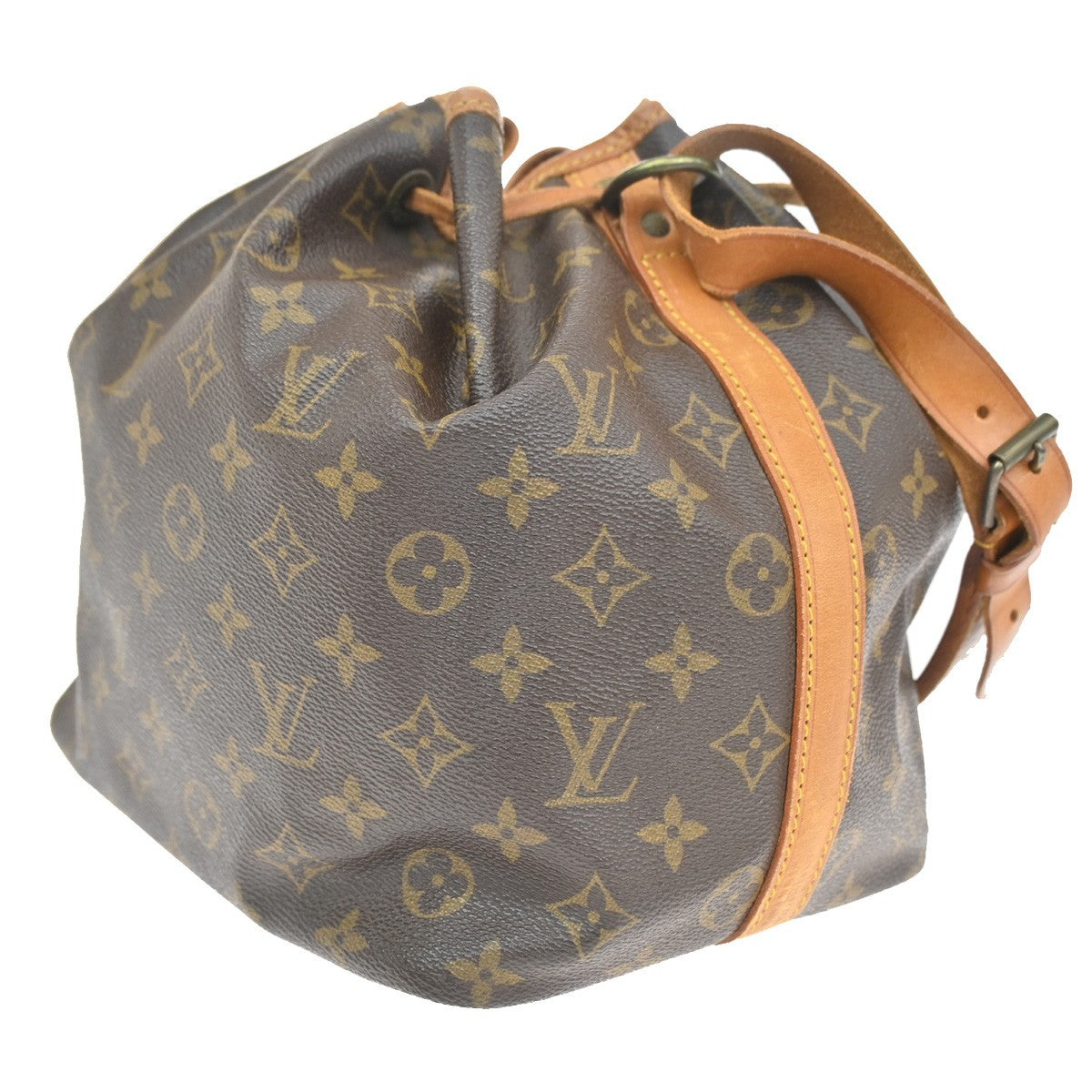 LOUIS VUITTON Petit Noe Drawstring Shoulder Bag Monogram Leather M42226 34CA391