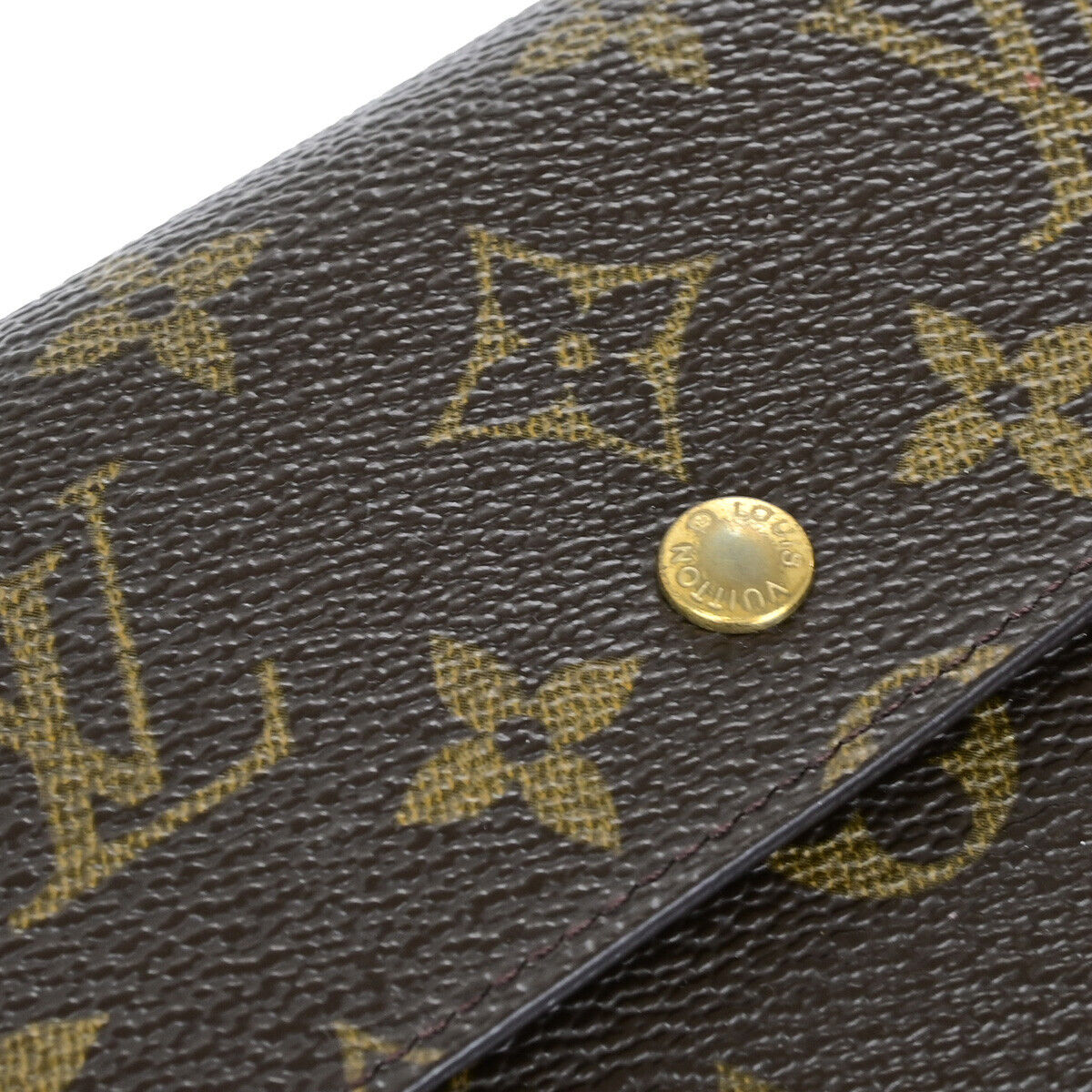 LOUIS VUITTON International Long Trifold Wallet Monogram Leather M61215 36YE962