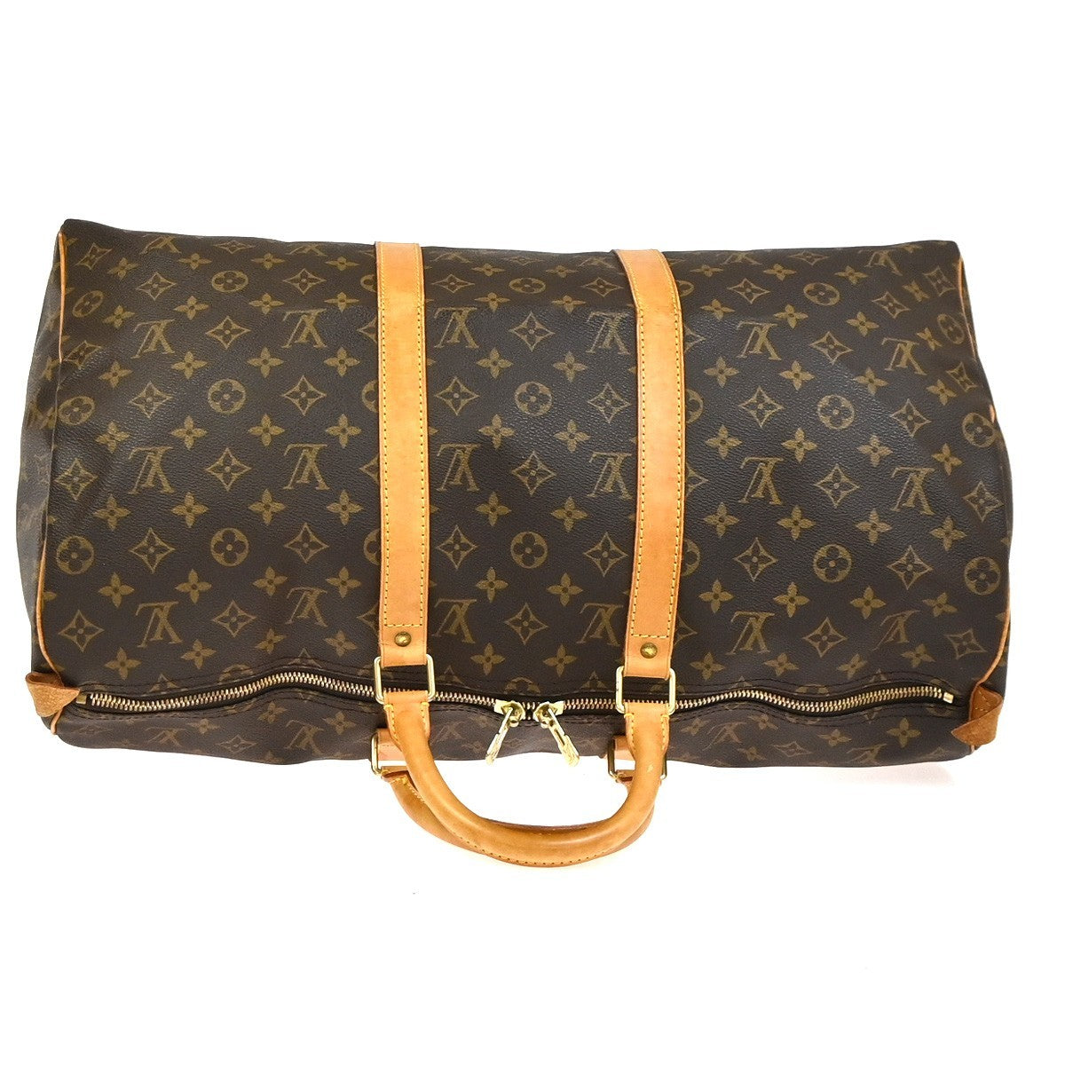 1.Live LOUIS VUITTON Keepall 50 Travel Hand Bag Monogram Leather M41426 16YH913