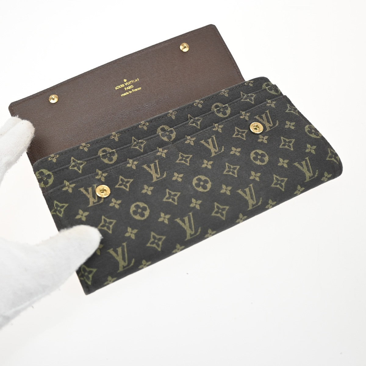 LOUIS VUITTON Portefeuille Sarah Wallet Monogram Mini Lin Leather M95234 30KD004