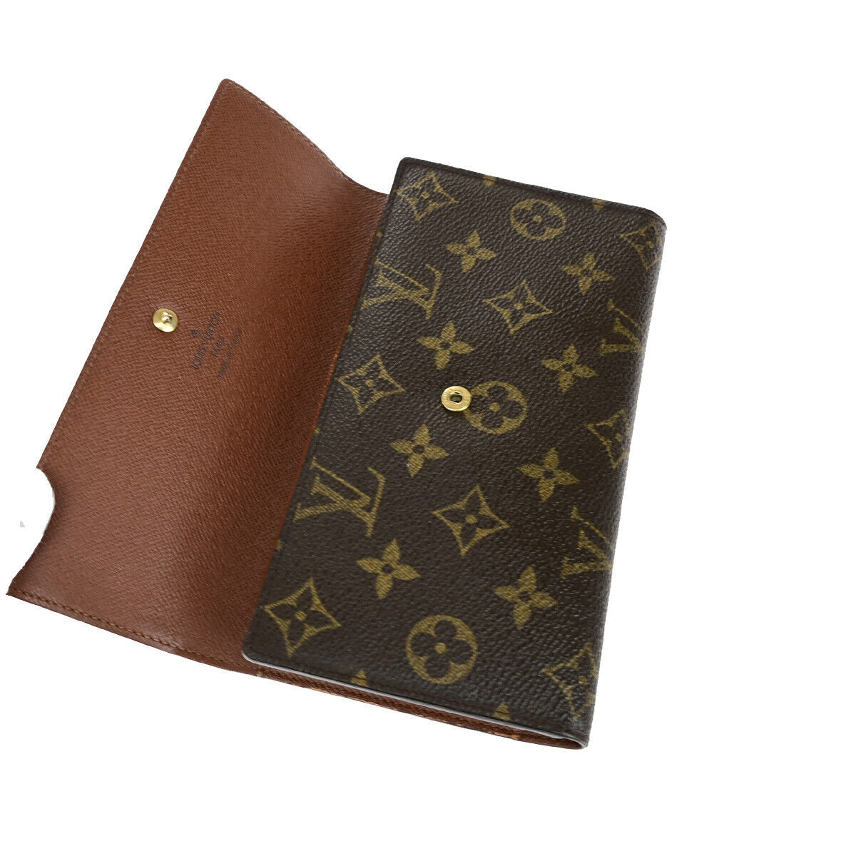 LOUIS VUITTON International Long Trifold Wallet Monogram Leather M61215 36YE962