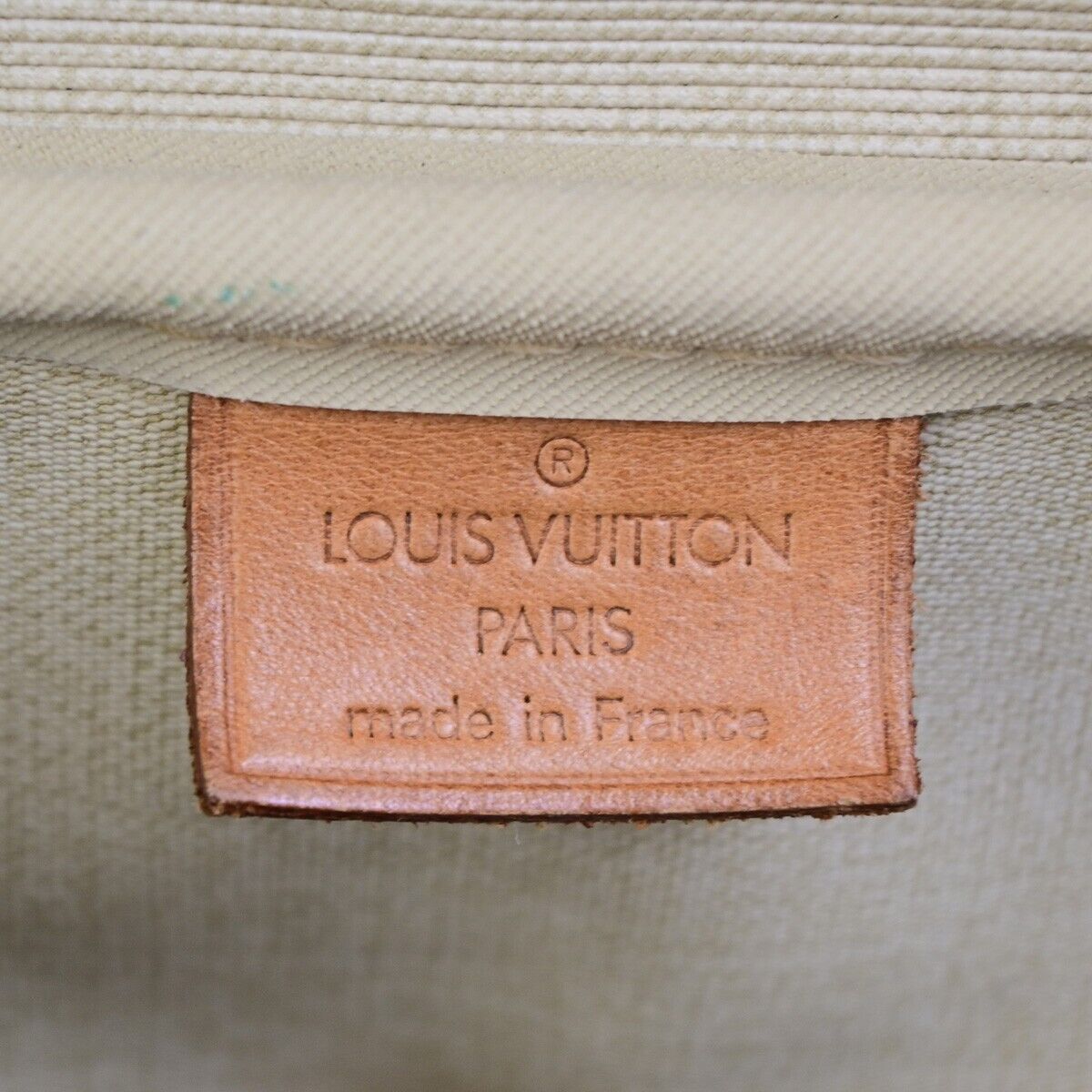 LOUIS VUITTON LV Logo Deauville Hand Bag Monogram Leather Brown M47270 37FB206