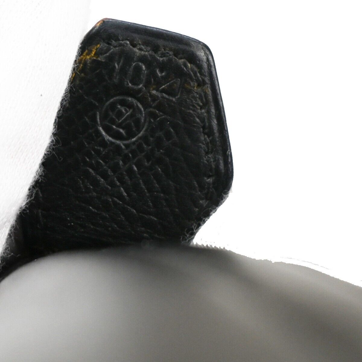 HERMES Bolide 37 2Way Shoulder Hand Bag Epsom Leather Black Yellow 310RC624