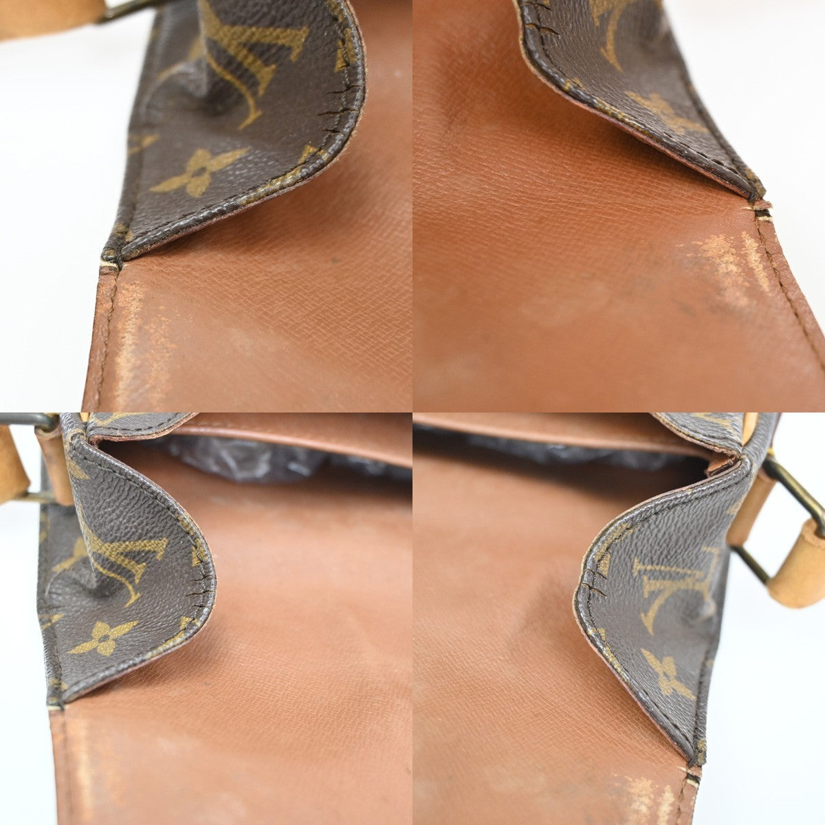LOUIS VUITTON Cartouchiere GM Shoulder Bag Monogram Leather Brown M51252 32CA686