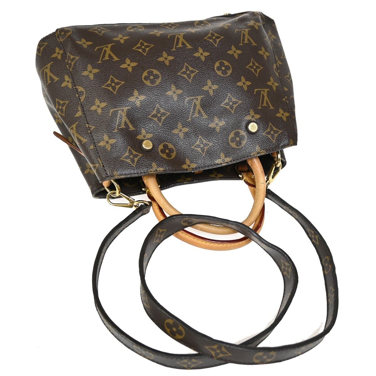 LOUIS VUITTON Montaigne BB Hand shoulder bag Monogram Leather BN M41055 23SH748