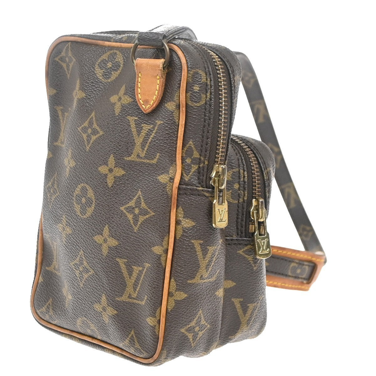 LOUIS VUITTON Mini Amazon Shoulder Bag Monogram Leather Brown M45238 39EG162