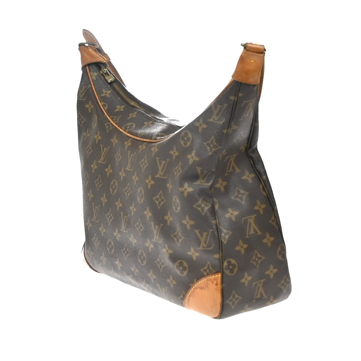 LOUIS VUITTON Boulogne 35 Shoulder Bag Monogram Leather Brown M51260 73YH997