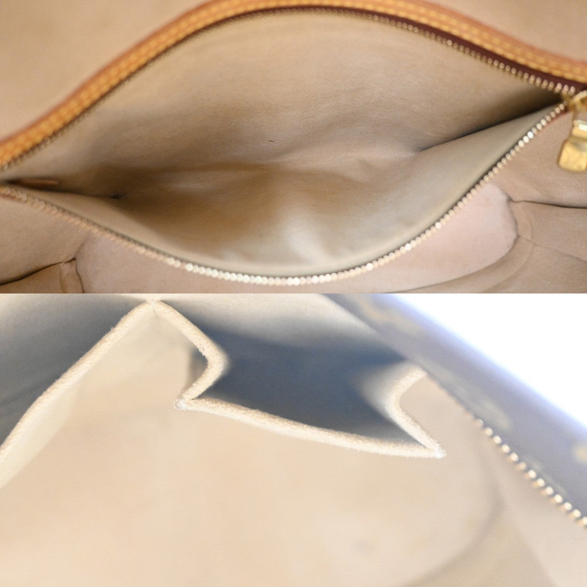 LOUIS VUITTON BABYLONE Shoulder Bag Monogram Leather Brown France M51102 87PA089