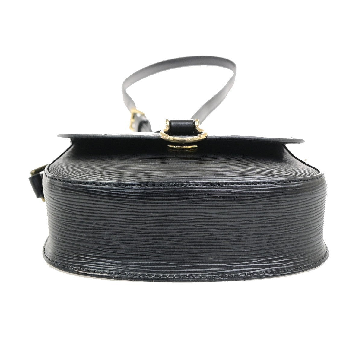 LOUIS VUITTON LV Mini Saint Cloud Shoulder Bag Epi Leather Black M52212 70MA692