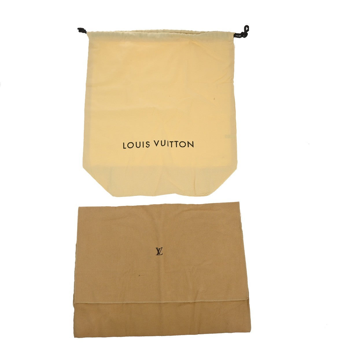 39.Live LOUIS VUITTON 10 Set Dust Bag Drawstring Canvas Cotton BE BN 09KC802