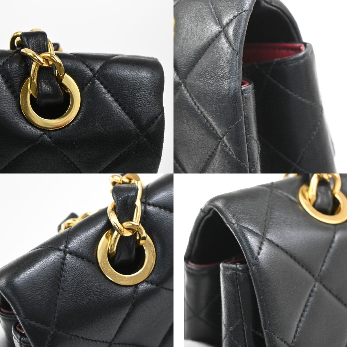 CHANEL CC Maxi Jumbo Matelasse 34 Chain Shoulder Bag Leather BK France 827RQ039