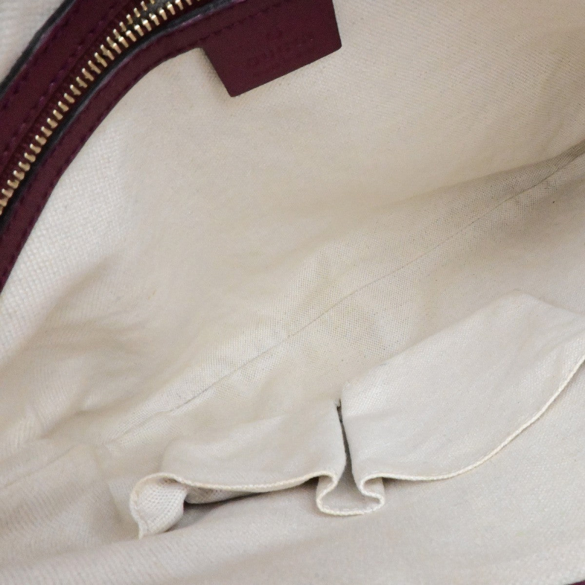 GUCCI Logo GG Pattern Crossbody Shoulder Bag Canvas Leather Brown Red 83YH164