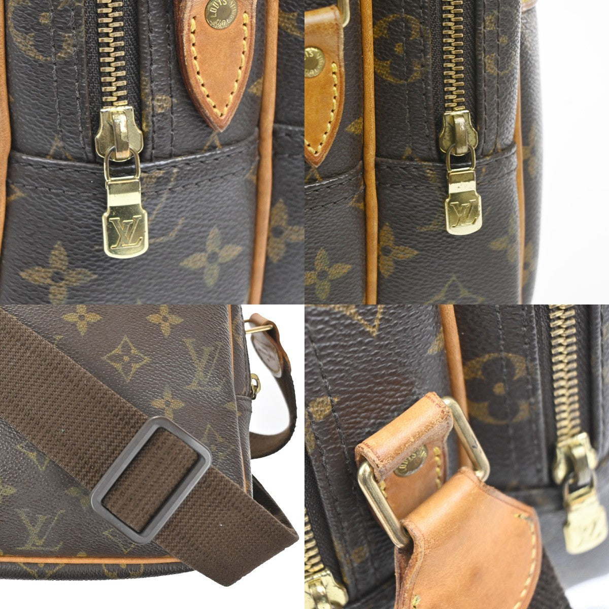 LOUIS VUITTON Reporter Crossbody Shoulder Bag Monogram Leather BN M45254 34MA580