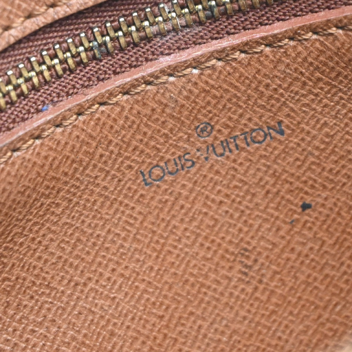 LOUIS VUITTON Jeune Fille GM Shoulder Bag Monogram Leather Brown M51225 32EF979