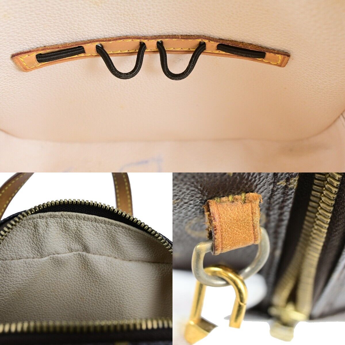 LOUIS VUITTON Spontini 2Way Shoulder Hand Bag Monogram Leather M47500 77SJ597