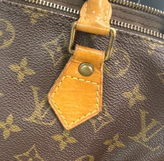 LOUIS VUITTON Speedy 30 Travel Hand Bag Monogram Leather Brown M41526 14SA001