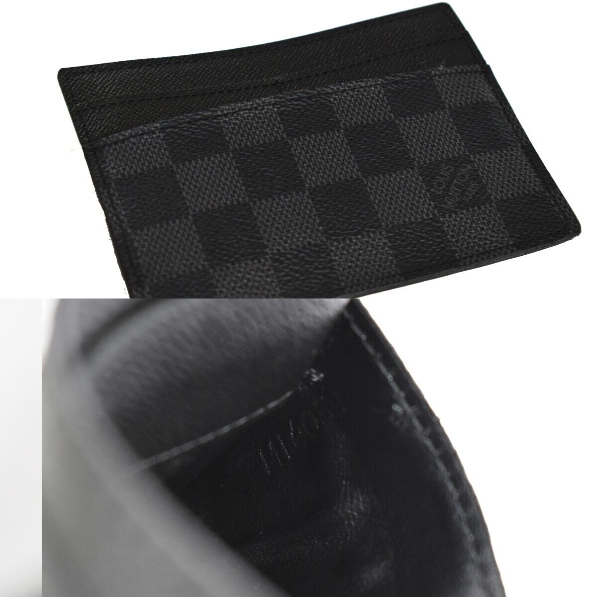 LOUIS VUITTON Portefeuille Compact Bifold Wallet Damier Graphite N63083 76MZ969