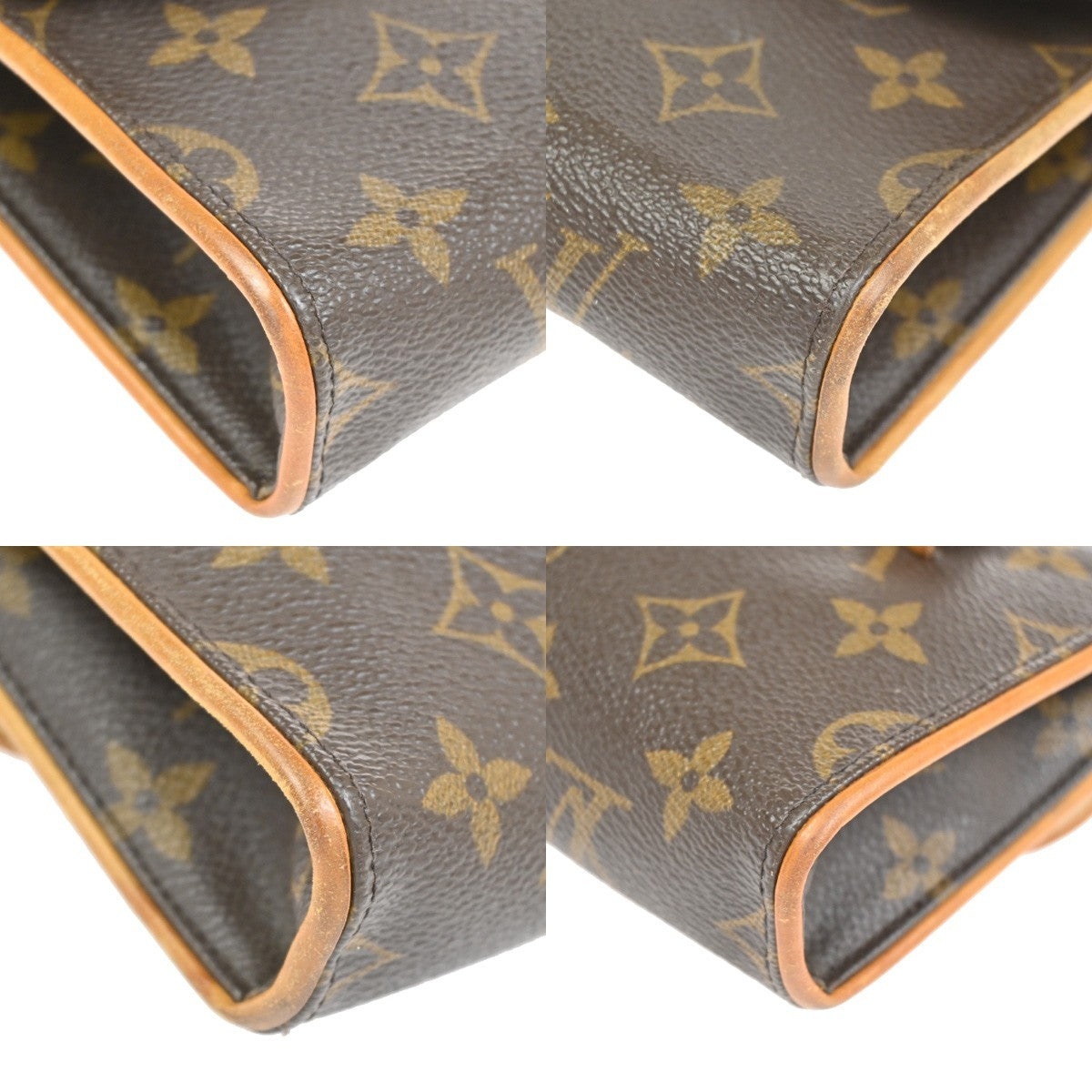 LOUIS VUITTON Pochette Florentine S Bum Bag Monogram Leather BN M51855 32CA949