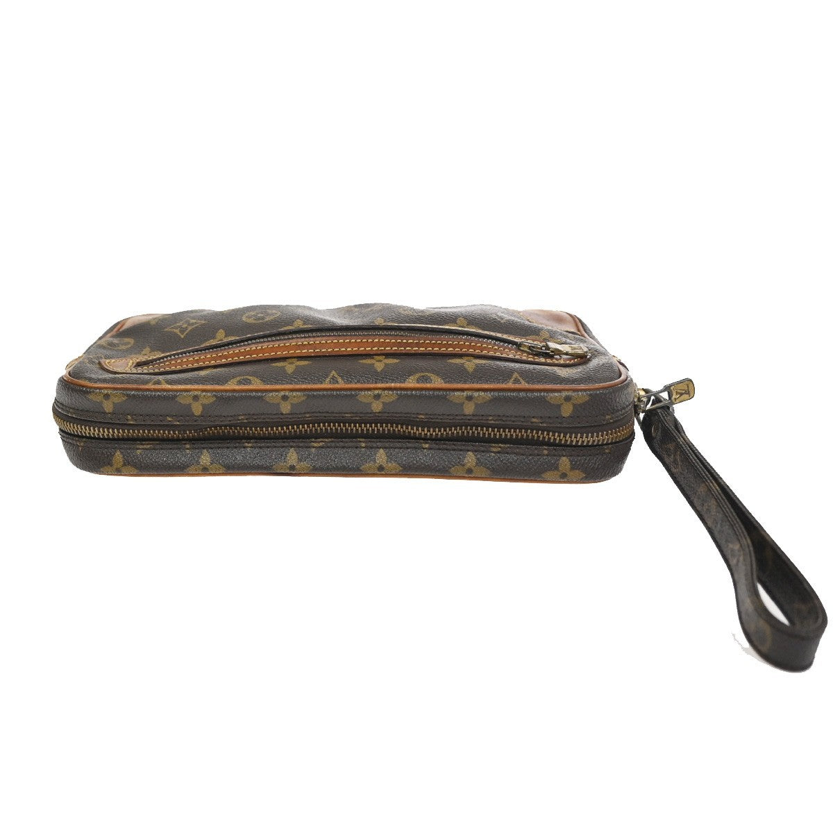 LOUIS VUITTON Marly Dragonne GM Clutch Hand Bag Monogram Brown M51825 63KC731