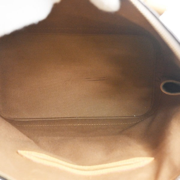 LOUIS VUITTON LV Logo Alma Hand Bag Monogram Leather Brown France M51130 88SA110