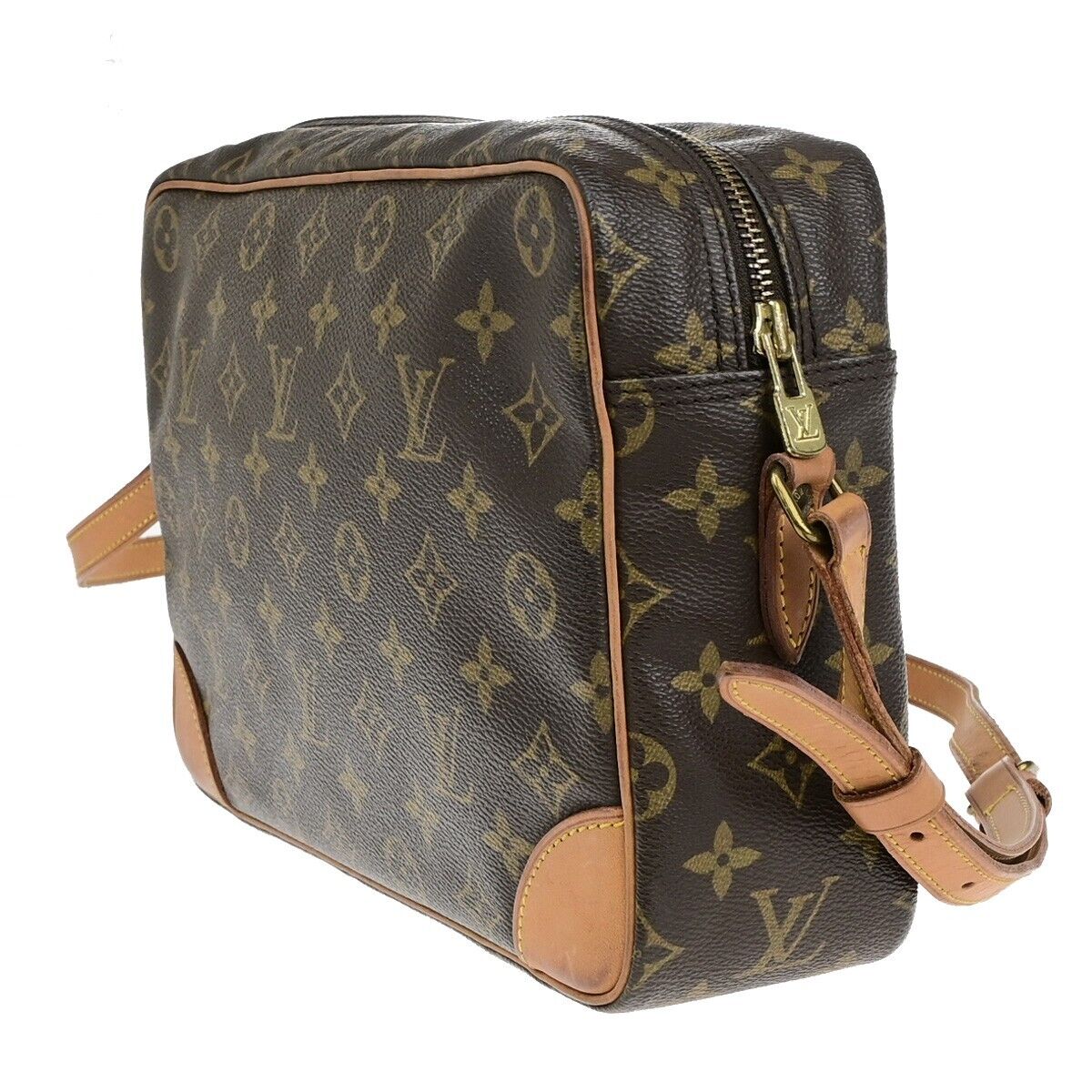 LOUIS VUITTON Trocadero 30 Shoulder Bag Monogram Leather Brown M51272 81EB702