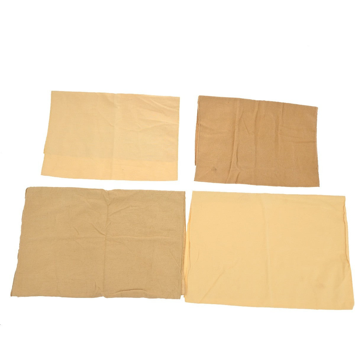 LOUIS VUITTON Logo 10 Set Dust Bag Drawstring Canvas Cotton Beige Brown 09KP044